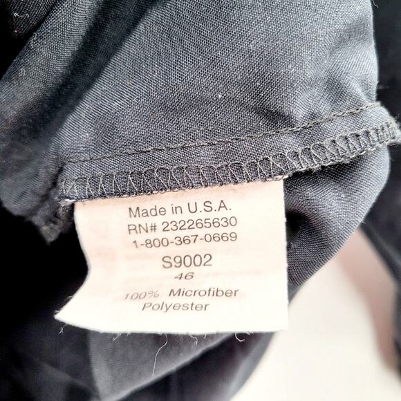 Vintage Zero Restriction Gold Outerwear Black Shirt Made in USA Men's Size XL - Picture 9 of 10